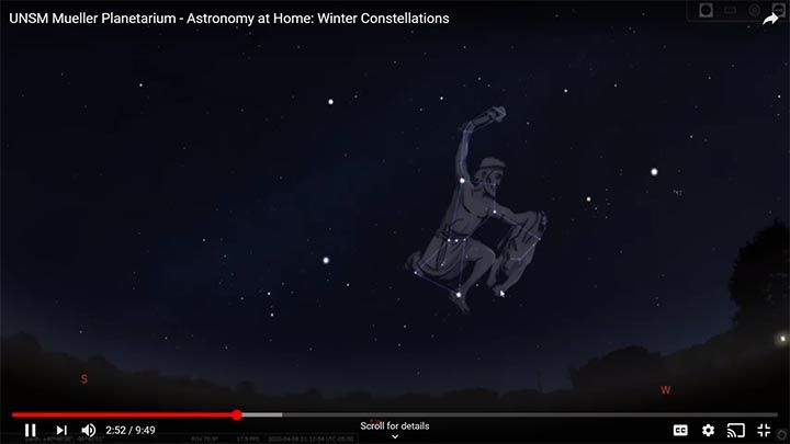 winter constellations