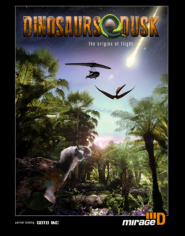 Poster for Dinosaurs at Dusk